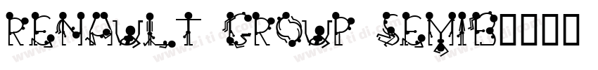 Renault Group Semib字体转换